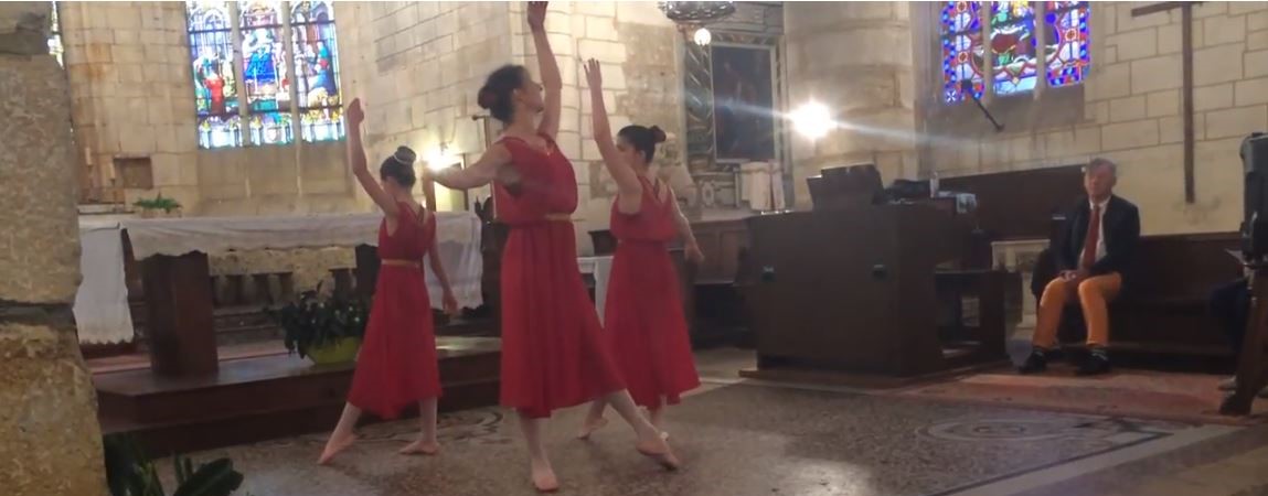 Nos danseuses au spectacle des Amis des Orgues