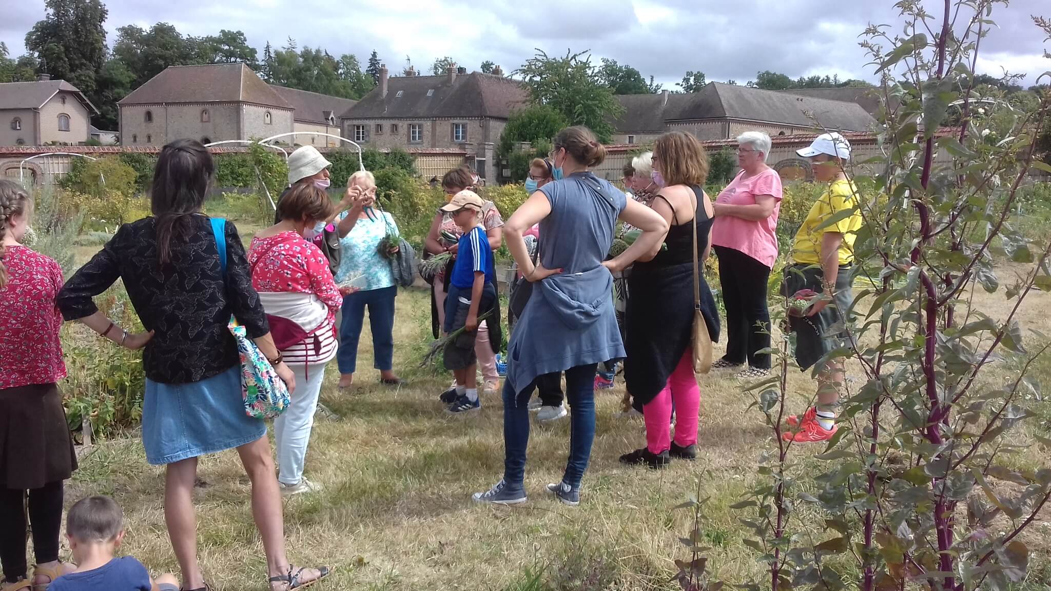 Visite du potager du Lycée de Chambray