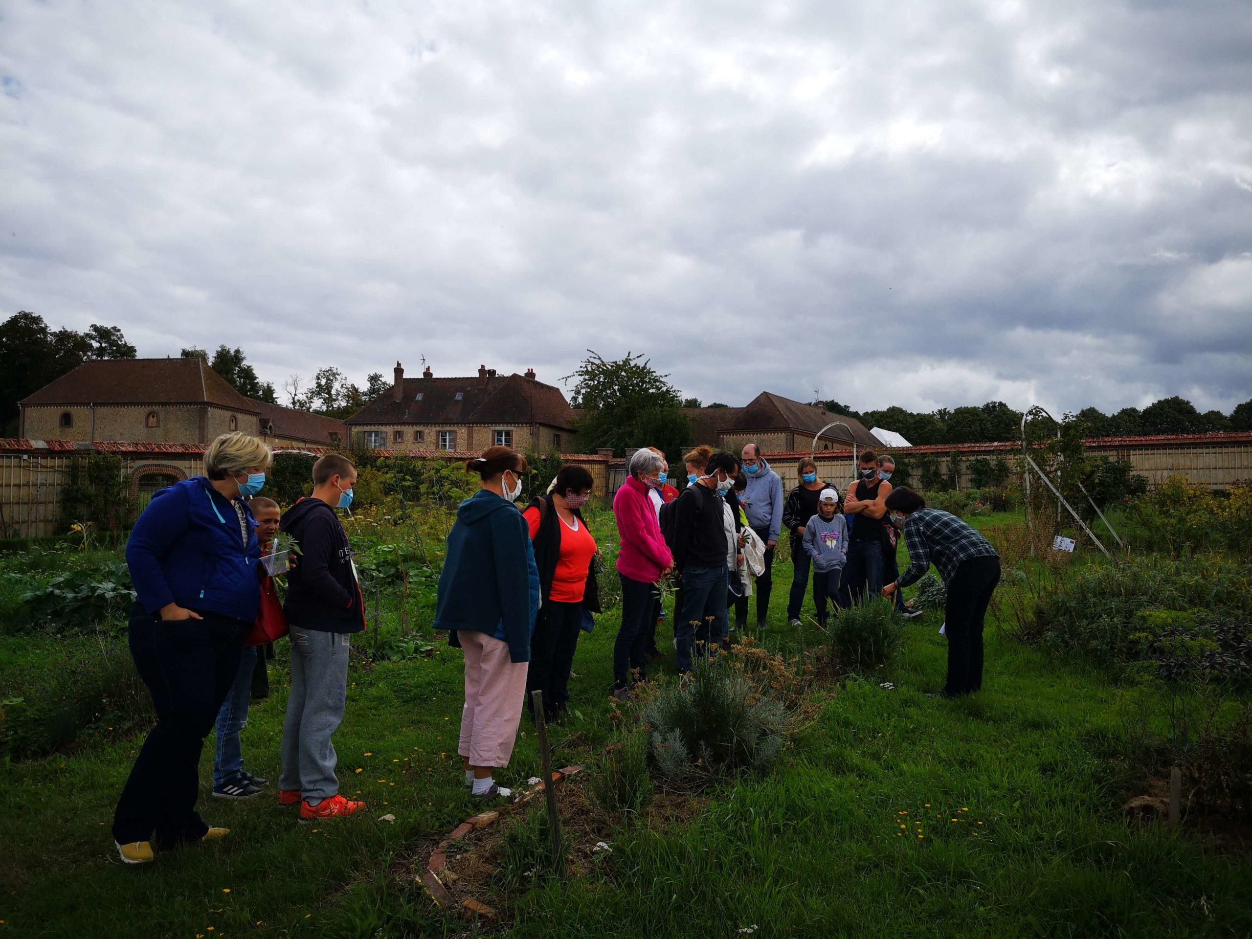Sortie au potager du Lycée de Chambray