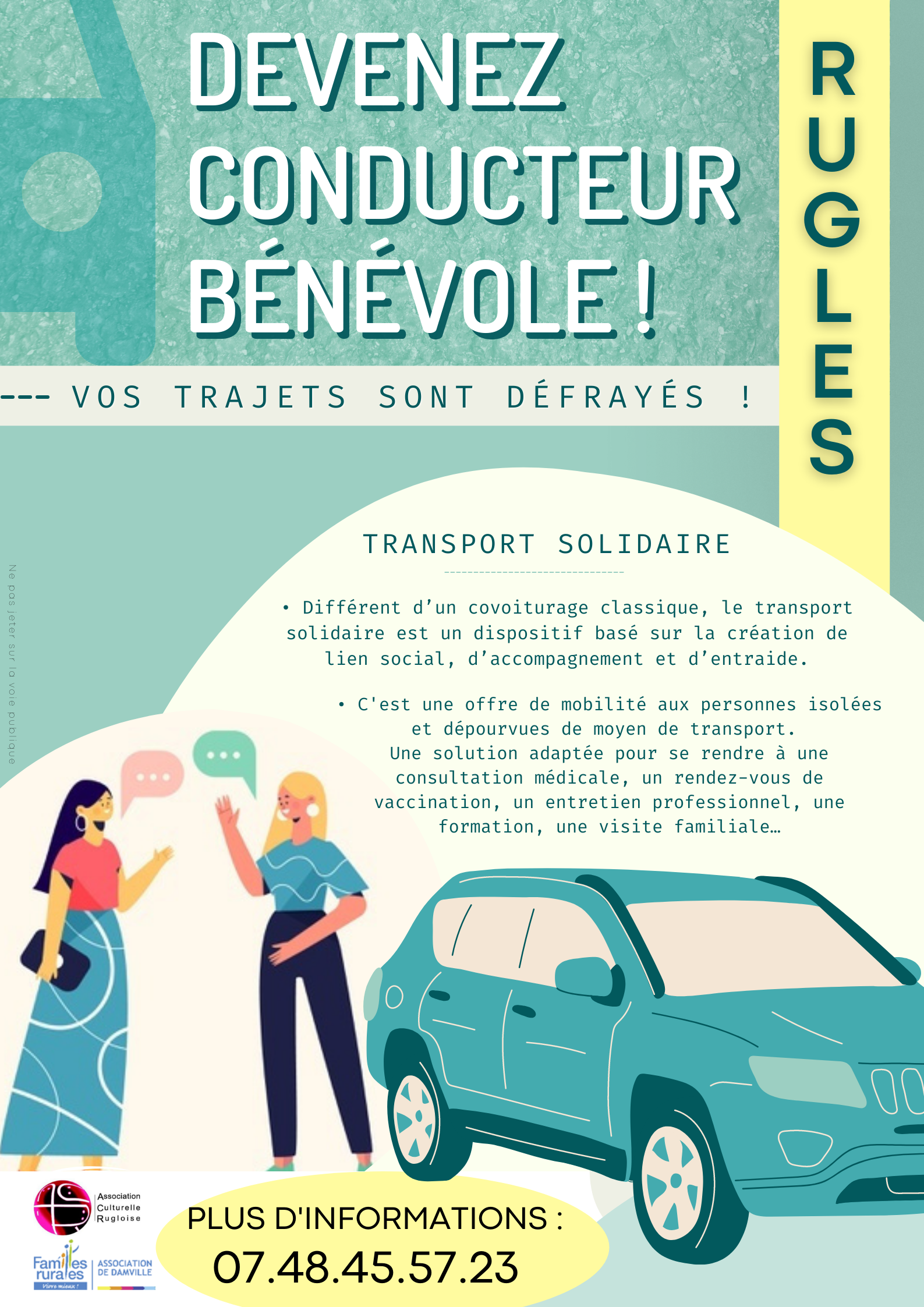 Devenez conducteur bénévole !