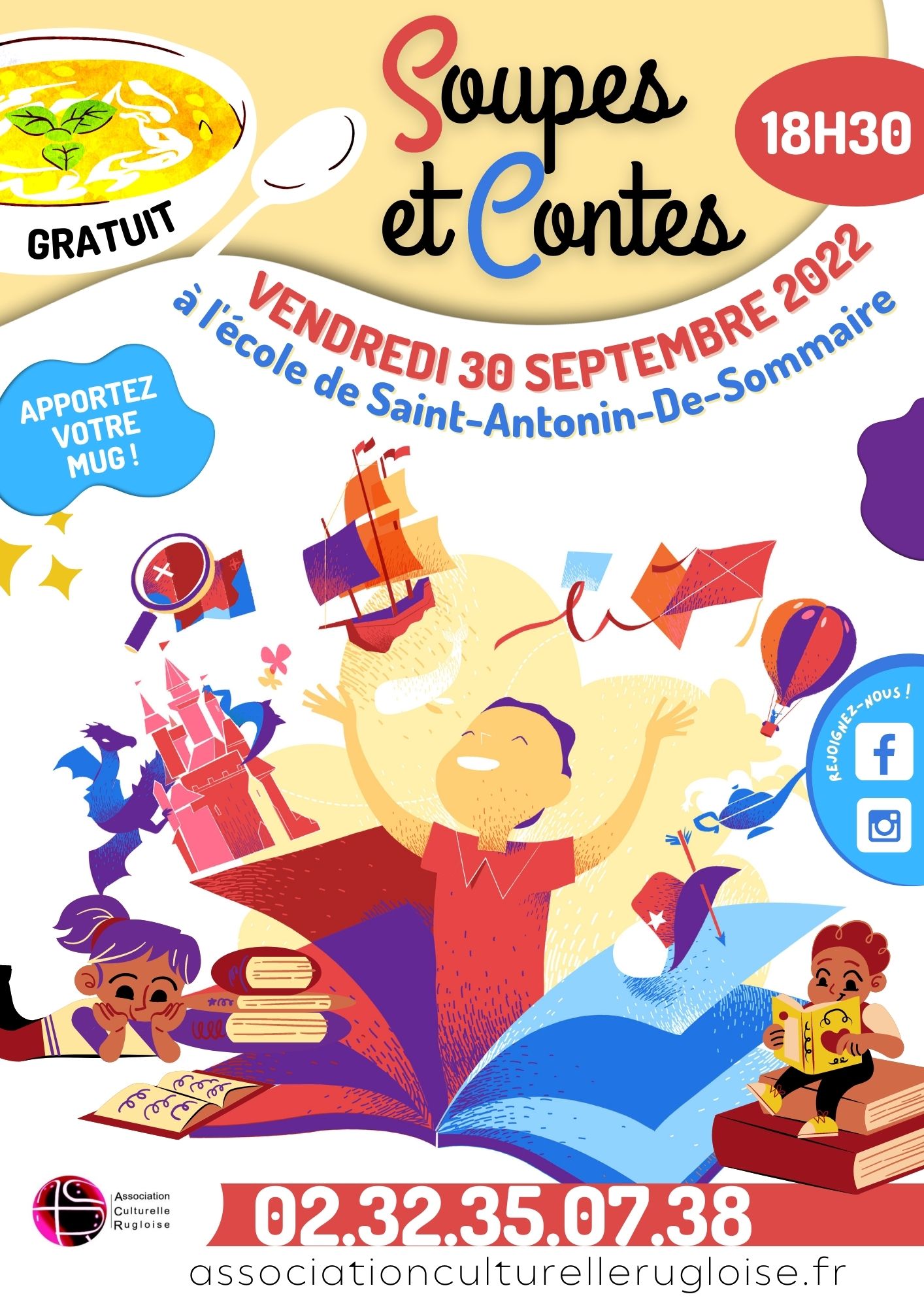 Soupes et Contes à St-Antonin-De-Sommaire (30/09/22)