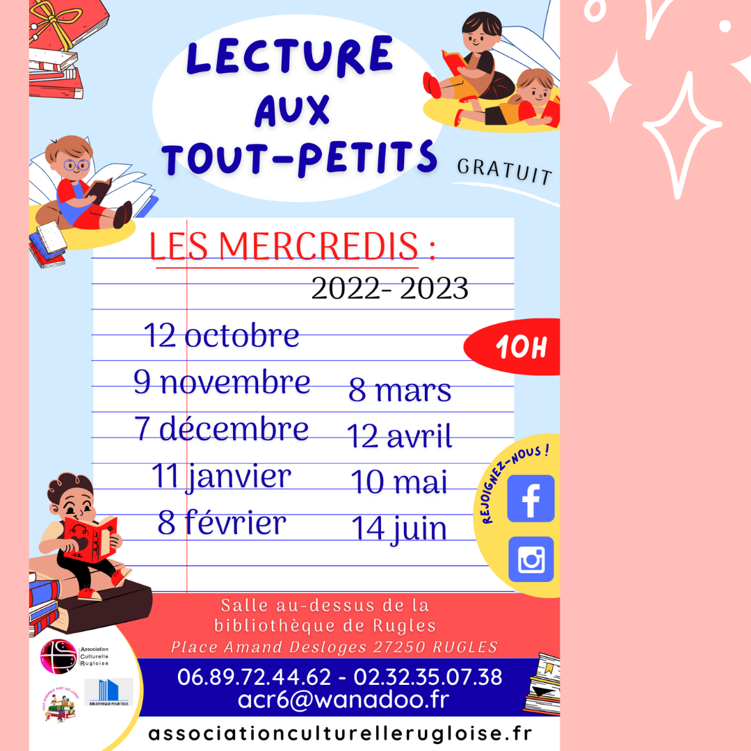 Dates  » Lecture aux tout-petits « 