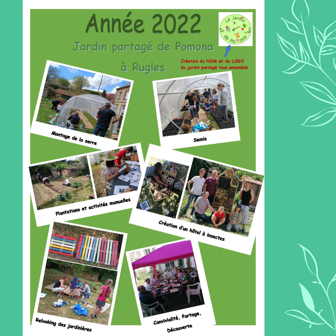 Jardin partagé de Pomona / 2022