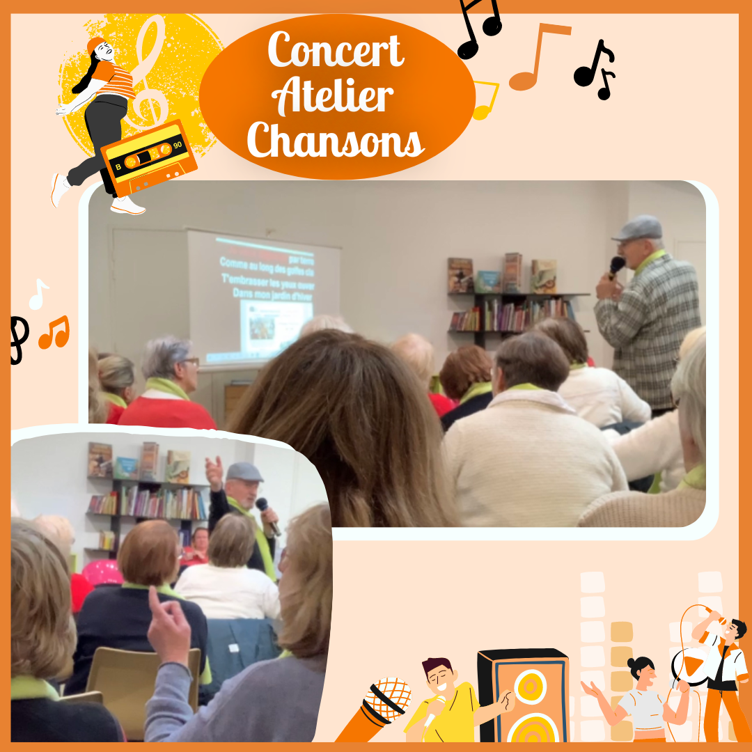 40 spectateurs au concert de l&rsquo;atelier chansons !