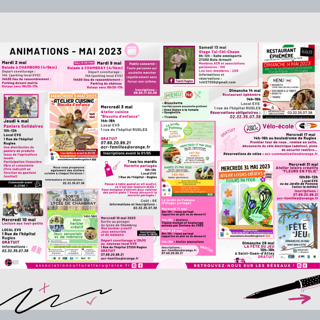 Animations | Mai 2023