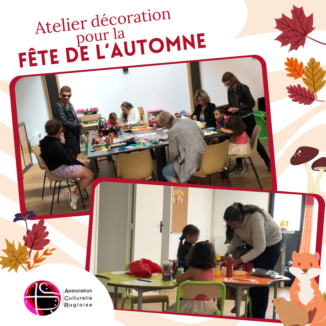 Atelier décoration pour la Fête de l&rsquo;Automne ! Retour en images | 30.08.23
