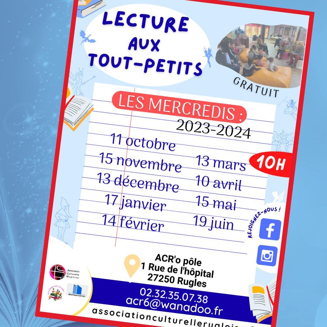 Lectures aux tout-petits | 2023-2024
