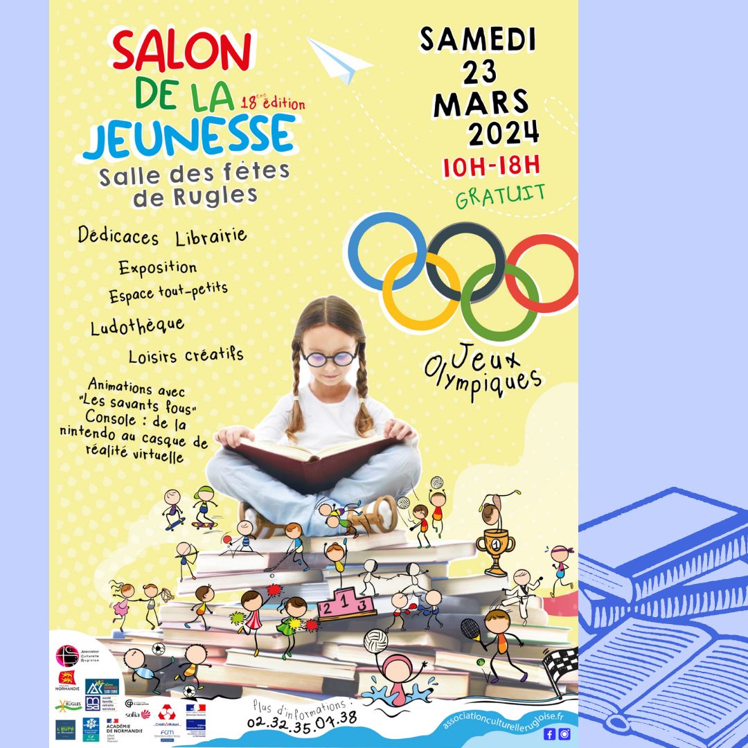 Salon de la Jeunesse 2024 : Samedi 23 mars à la salle des fêtes de Rugles !