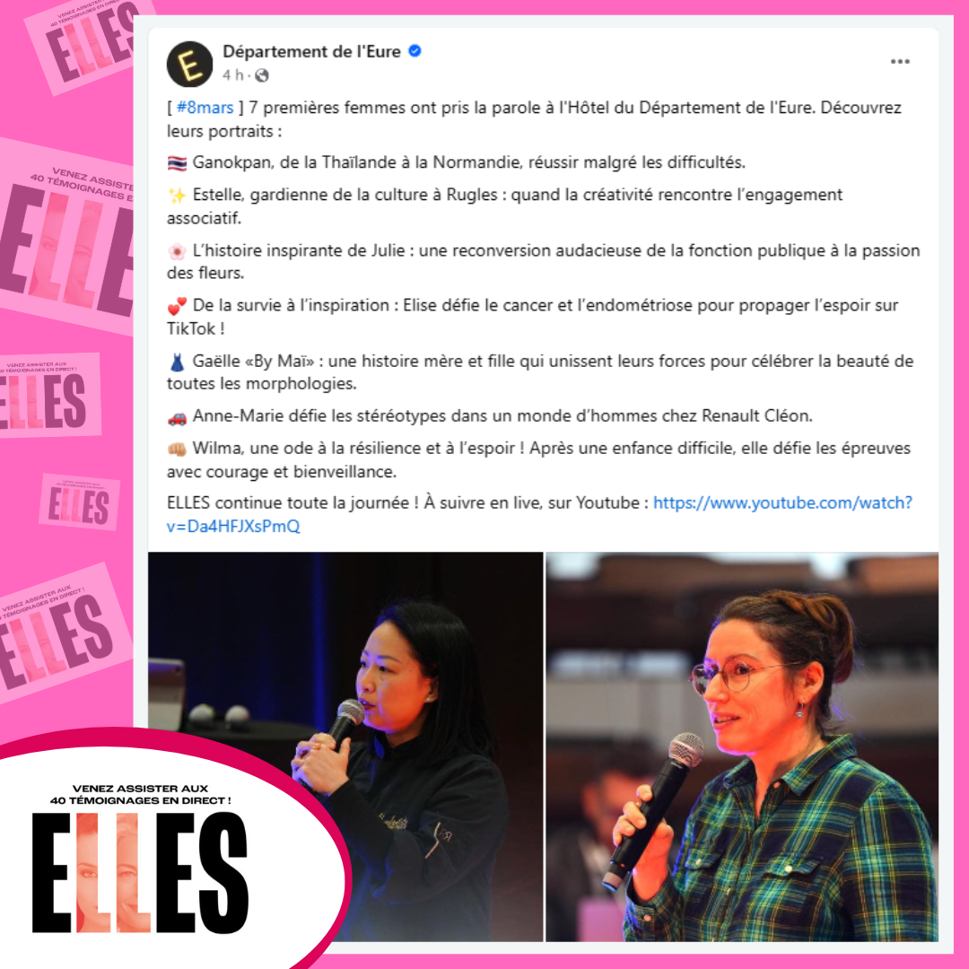 Journée internationale des droits des femmes #ELLES