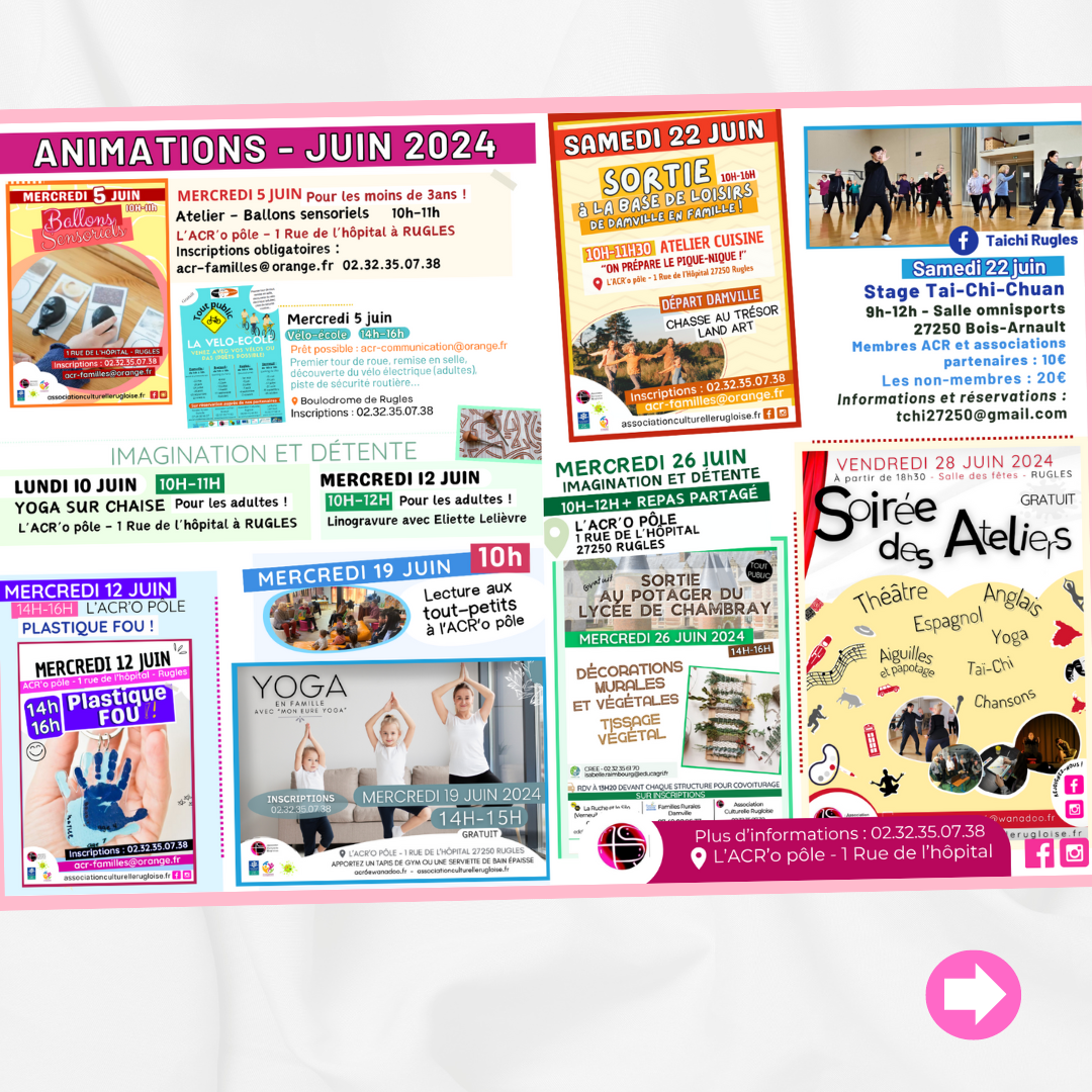 Animations – Juin 2024